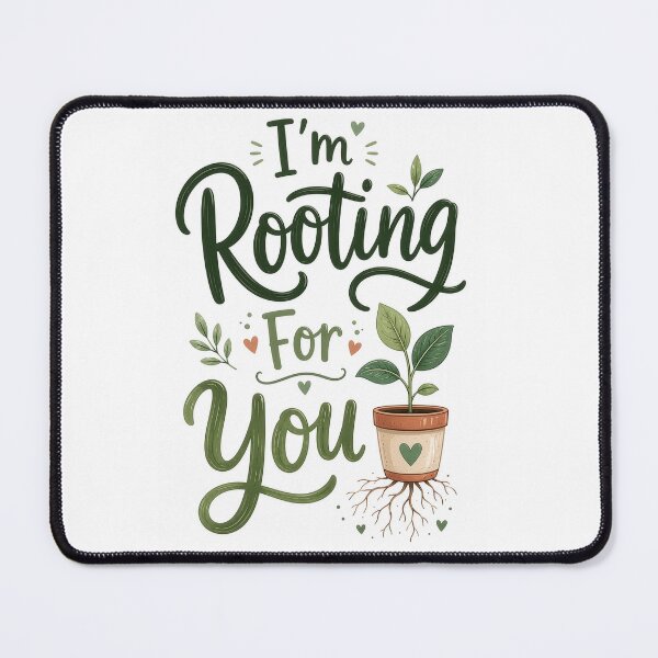 Item preview, Rooting For You Cute Plant Pun Motivational designed and sold by aloefx.