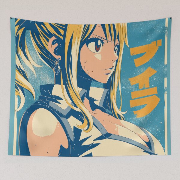 Item preview, Heartfilia Bold Vintage poster  designed and sold by AnimeArsenalPrints.