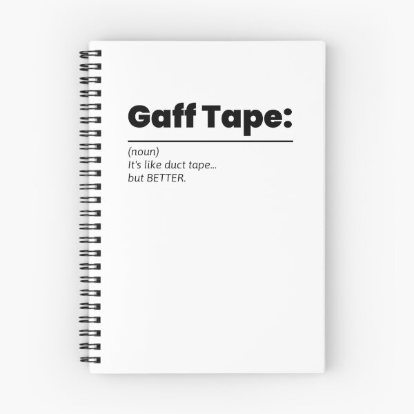 Item preview, Gaff Tape Definition Black designed and sold by MagnumVeritasPrints.