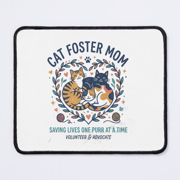 Item preview, Cat Foster Mom - Saving Lives One Purr At A Time T-Shirt designed and sold by BetonikDesigner.