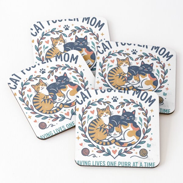 Item preview, Cat Foster Mom - Saving Lives One Purr At A Time T-Shirt designed and sold by BetonikDesigner.