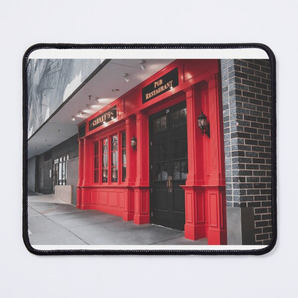Item preview, Red Pub In Grey designed and sold by KE Photo Art.