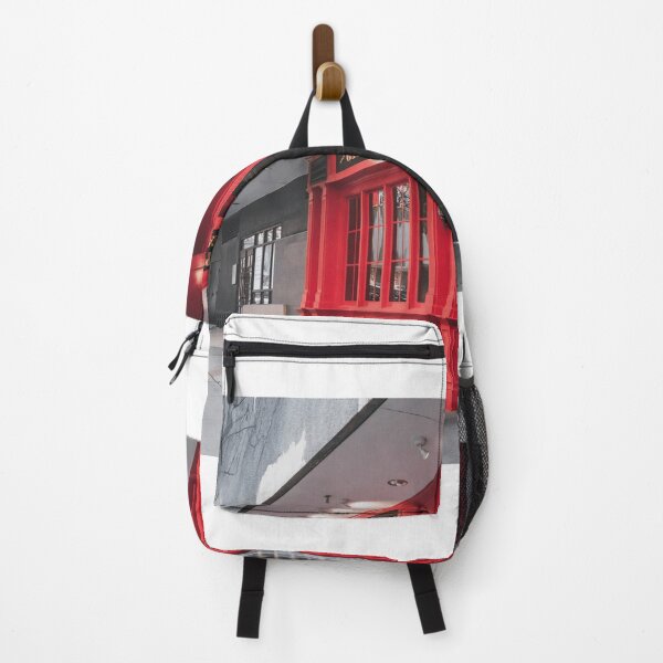 Item preview, Red Pub In Grey designed and sold by KE Photo Art.