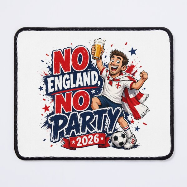 Item preview, No England No Party 2026 England Football Fan Design designed and sold by UrbanKangaroo.
