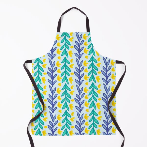 Item preview, Green Tropical Floral Stripes designed and sold by ArtFromInga.
