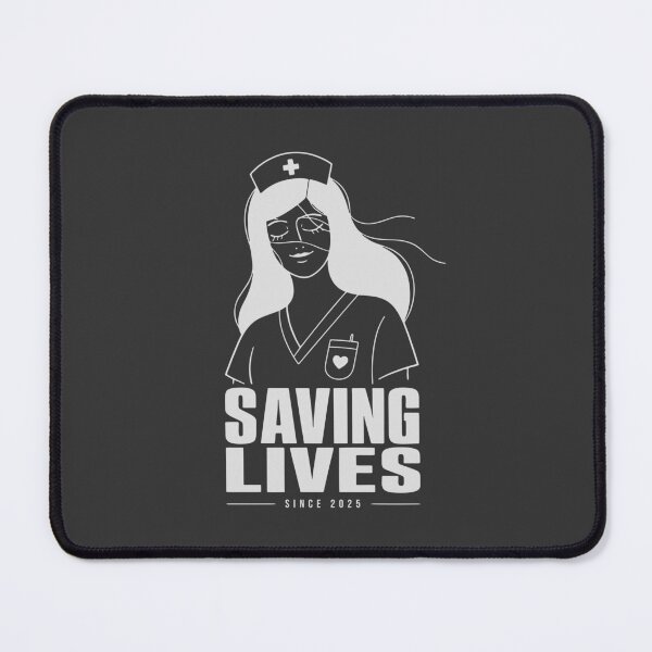 Item preview, Saving Lives Since 2025 Nurse Illustration Gift Shirt RN Graduation designed and sold by KiwyStudio.