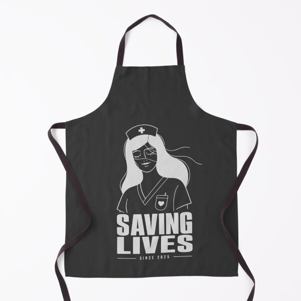 Item preview, Saving Lives Since 2025 Nurse Illustration Gift Shirt RN Graduation designed and sold by KiwyStudio.