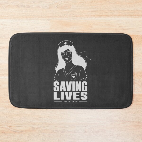 Item preview, Saving Lives Since 2025 Nurse Illustration Gift Shirt RN Graduation designed and sold by KiwyStudio.