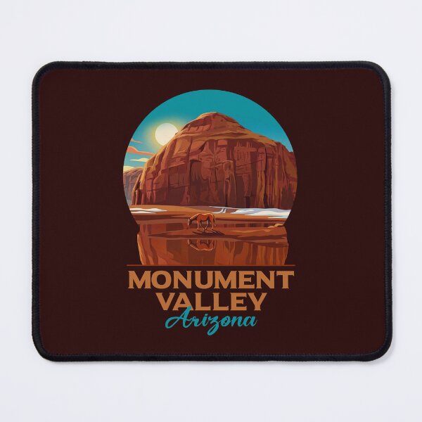 Item preview, Monument Valley Arizona Vintage Desert Poster designed and sold by LinaValearte.