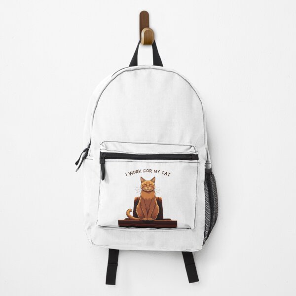 Item preview, I Work For My Cat Funny Cat Owner Lover Meme T-Shirt designed and sold by rafmv.