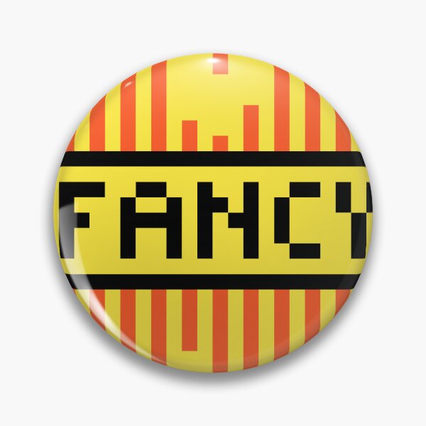 Item preview, FANCY — Pixel Art Word | Retro 8-Bit Two-Tone Typography designed and sold by Mouremandier.