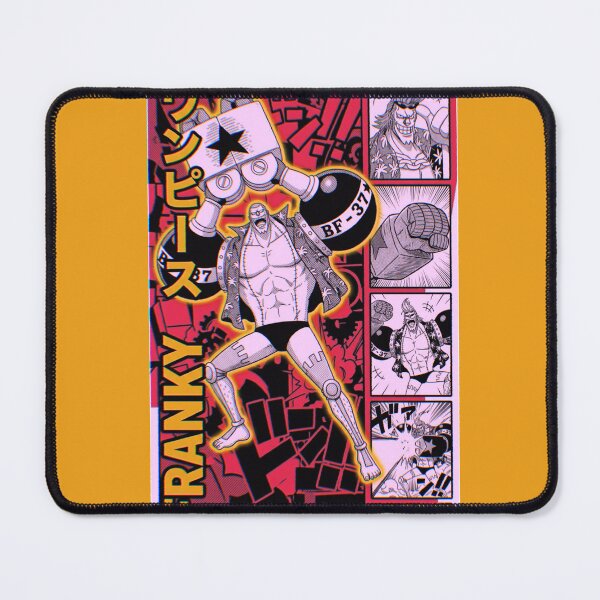 Item preview, One Piece Franky retro comic poster design designed and sold by Moonshroomarts.