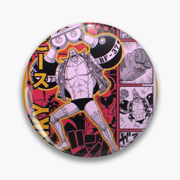 Item preview, One Piece Franky retro comic poster design designed and sold by Moonshroomarts.