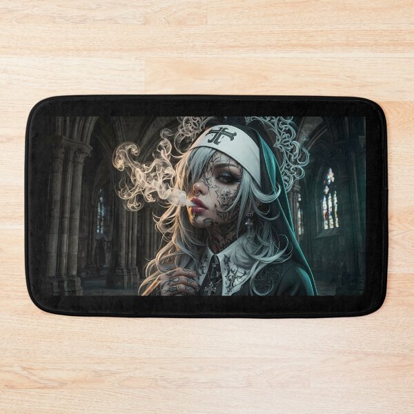 Item preview, Tattooed Gangster Nun designed and sold by GalleryBrisArt.