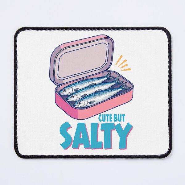 Item preview, Cute But Salty Vintage Retro Kitsch Sardines designed and sold by P4trick98.