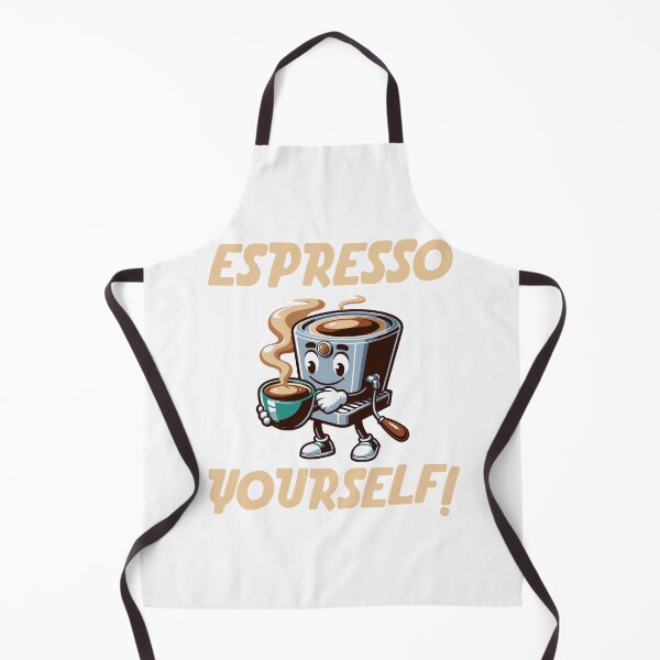 Item preview, Espresso Yourself Funny Coffee Machine Cartoon designed and sold by drchzak.