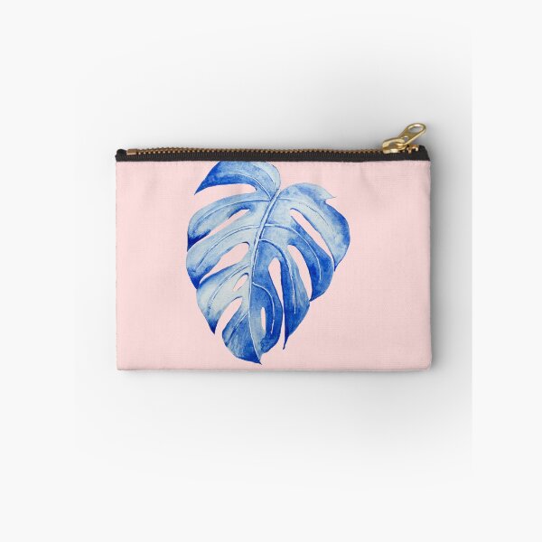 Item preview, Watercolor Monstera Deliciosa Plant Leaf in Blue designed and sold by ThisArtMama.