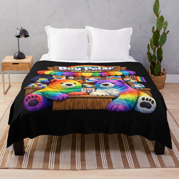 Item preview, Buy Polar and Proud | Rainbow Polar Bears Art | Cute LGBTQ+ Pride Gift designed and sold by Emoji Emblems.