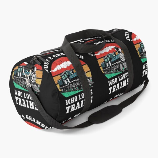 Item preview, Just a Grandpa Who Loves Trains Vintage Retro Locomotive designed and sold by Dmetalx Art Apparel.