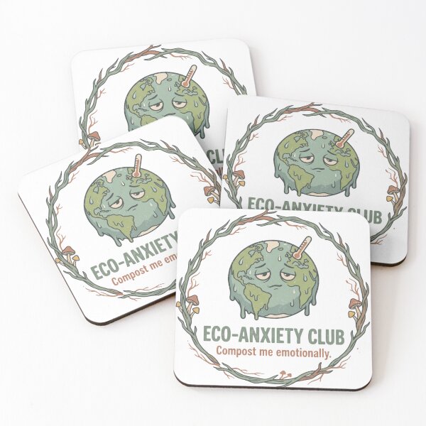 Item preview, Eco-Anxiety Club - Funny Earth Day Art designed and sold by ReoMrCool.