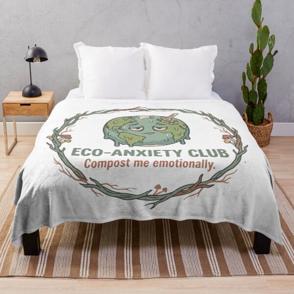 Item preview, Eco-Anxiety Club - Funny Earth Day Art designed and sold by ReoMrCool.