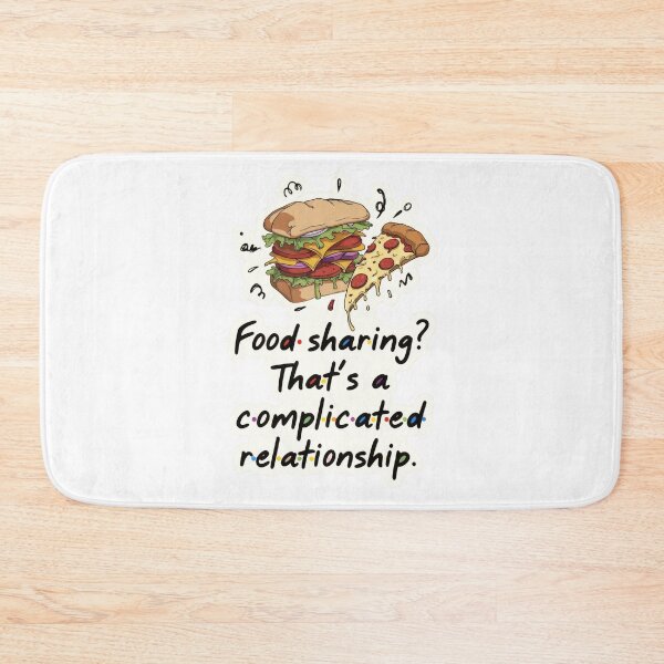 Item preview, Food sharing is a complicated relationship often seen in friendships and gatherings in different locations and cultures designed and sold by SpaceartLilu.