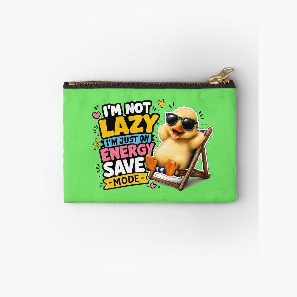 Item preview,  Funny Lazy Duck Meme PNG – “Energy Save Mode” Cute Transparent Graphic designed and sold by AnimalAirtistry.