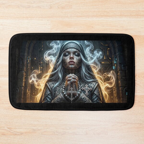 Item preview, Tattooed Gangster Nun designed and sold by GalleryBrisArt.