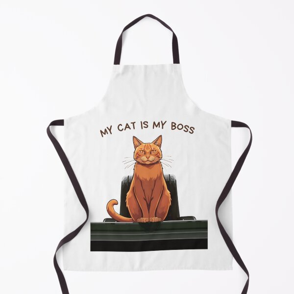 Item preview, My Cat Is My Boss Funny Cat Meme T-Shirt designed and sold by rafmv.
