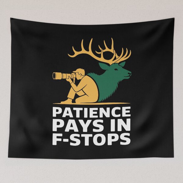 Item preview, Photography Aperture Quote Calm Technical Style Patience Pays In F-Stops designed and sold by NaturEdeN.