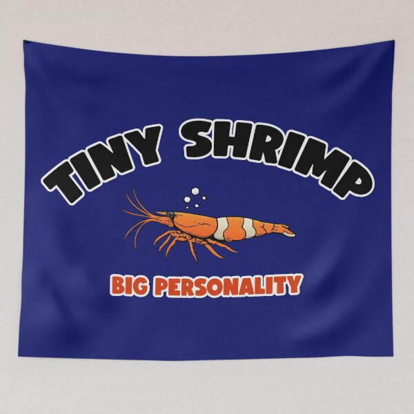 Item preview, Tiny Shrimp Big Personality designed and sold by TeeCodes.