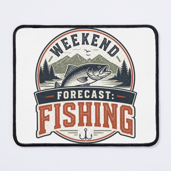Item preview, Weekend Forecast Fishing Vintage Angler Shirt designed and sold by kaream1308.