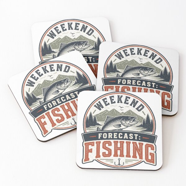 Item preview, Weekend Forecast Fishing Vintage Angler Shirt designed and sold by kaream1308.