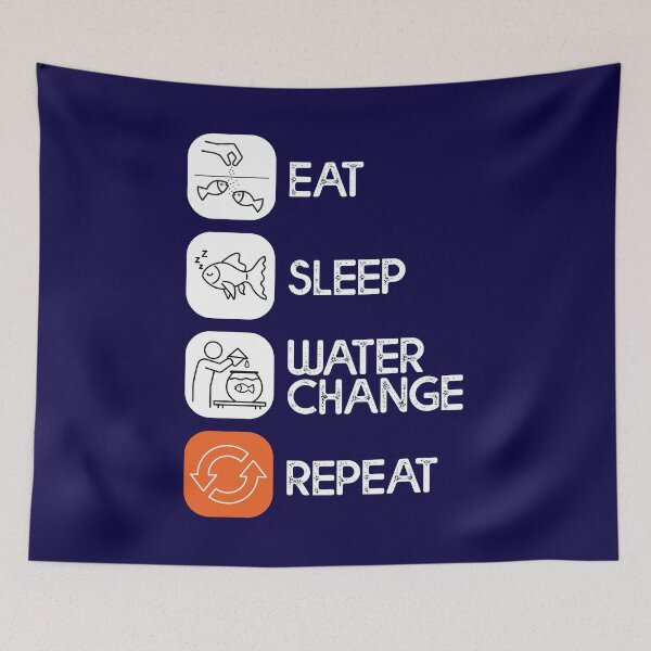 Item preview, Eat Sleep Water Change Repeat designed and sold by TeeCodes.