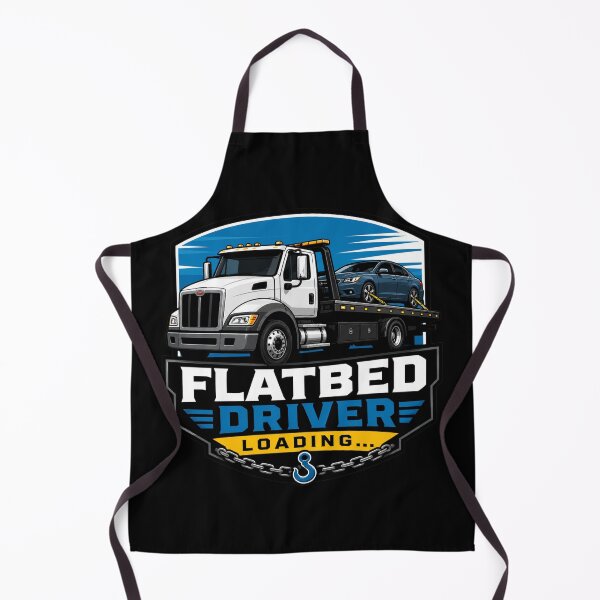 Item preview, Flatbed Driver Loading Tow Truck Professional designed and sold by kakmi-art.