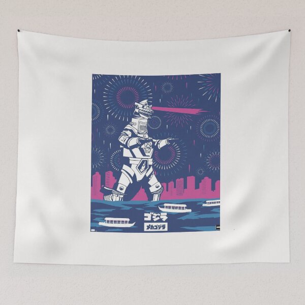 Item preview, Mechagodzilla Godzilla Graphic Artwork Rodan Gigan designed and sold by Kaibosh21.