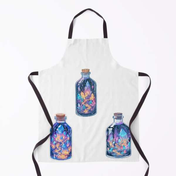 Item preview, Mini magic crystals in a bottle sticker pack designed and sold by MendaciousMina.