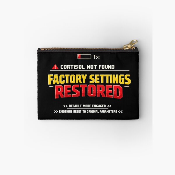 Item preview, Cortisol not found, factory settings restored designed and sold by HiPatti.