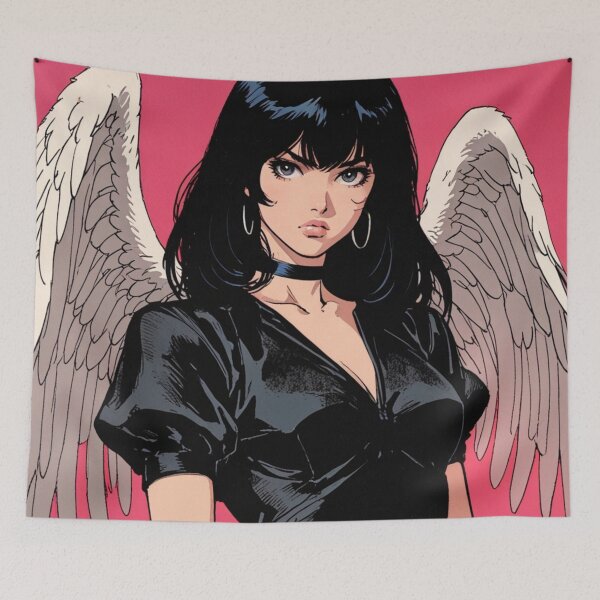 Item preview, Feminine Anime Dark Angel designed and sold by GenesisArtis.