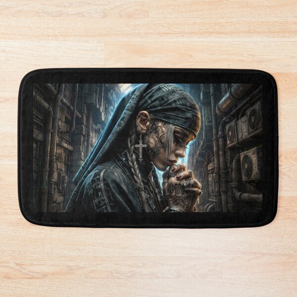 Item preview, Tattooed Gangster Nun designed and sold by GalleryBrisArt.