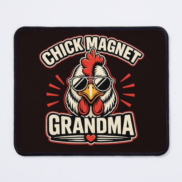 Item preview, FUNNY CHICK MAGNET GRANDMA designed and sold by GrumpyGrans3.