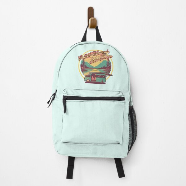 Item preview, Collect Moments Not Things Camper Van Adventure Retro Travel Design designed and sold by Sachie's Studio.
