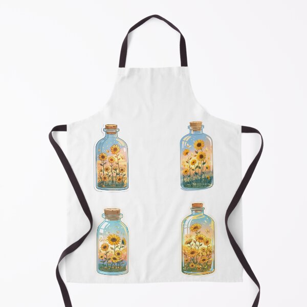 Item preview, Mini sunflowers in a bottle sticker pack designed and sold by MendaciousMina.