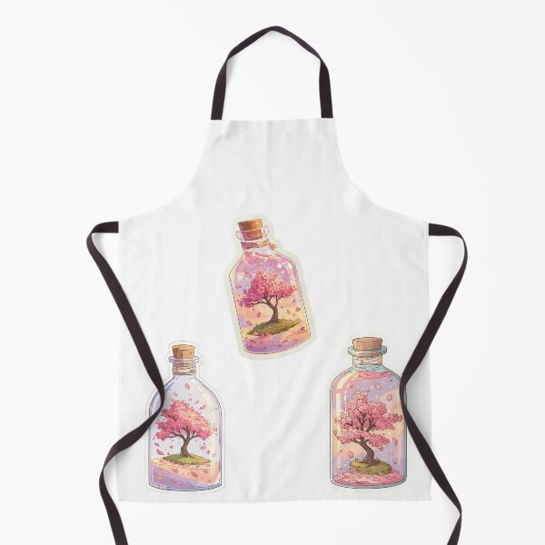 Item preview, Mini cherry blossom trees in a bottle sticker pack designed and sold by MendaciousMina.