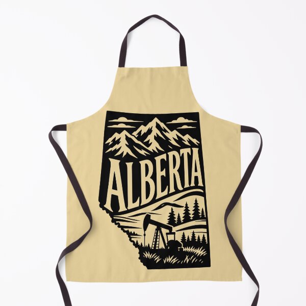 Item preview, Alberta AB Canadian Rockies and Prairie Oil Energy Silhouette designed and sold by meganohm.