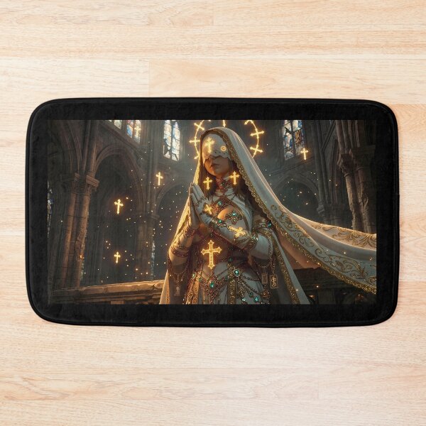 Item preview, Golden Nun, Tattooed Gangster designed and sold by GalleryBrisArt.