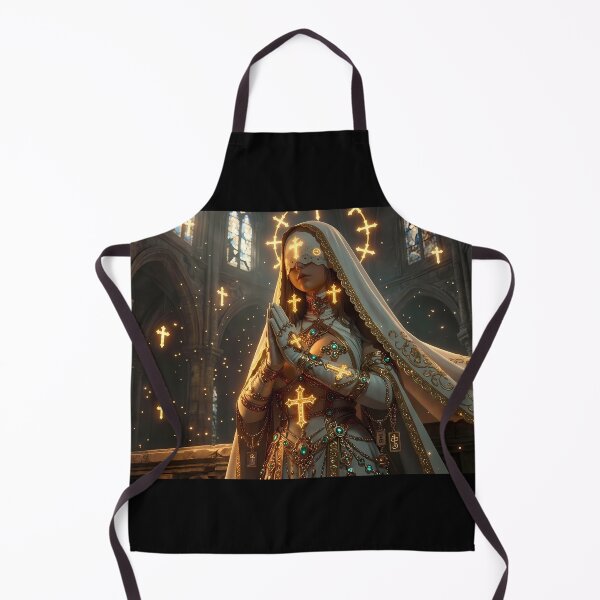 Item preview, Golden Nun, Tattooed Gangster designed and sold by GalleryBrisArt.