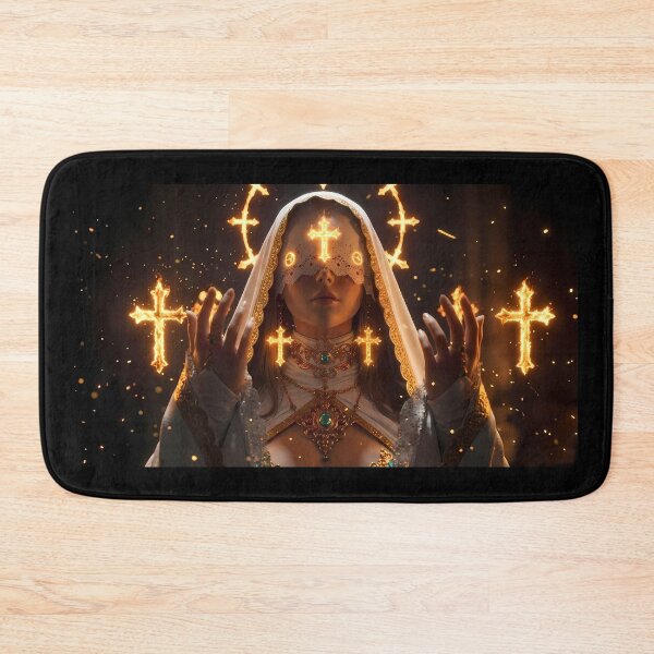 Item preview, Golden Nun, Tattooed Gangster designed and sold by GalleryBrisArt.