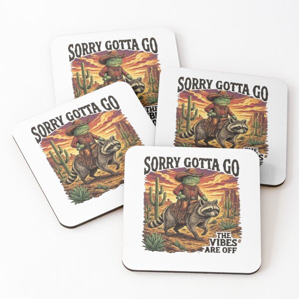 Item preview, Sorry Gotta Go Vibes Are Off Cowboy designed and sold by ZENVIRART.