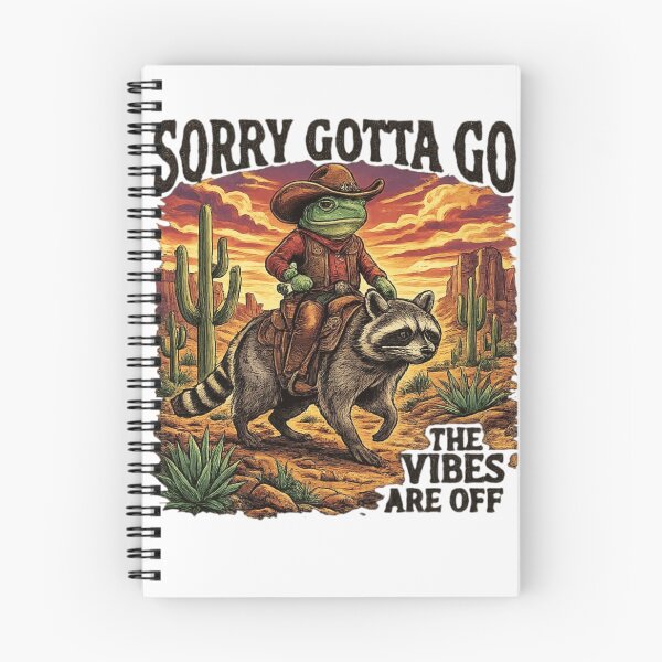 Item preview, Sorry Gotta Go Vibes Are Off Cowboy designed and sold by ZENVIRART.